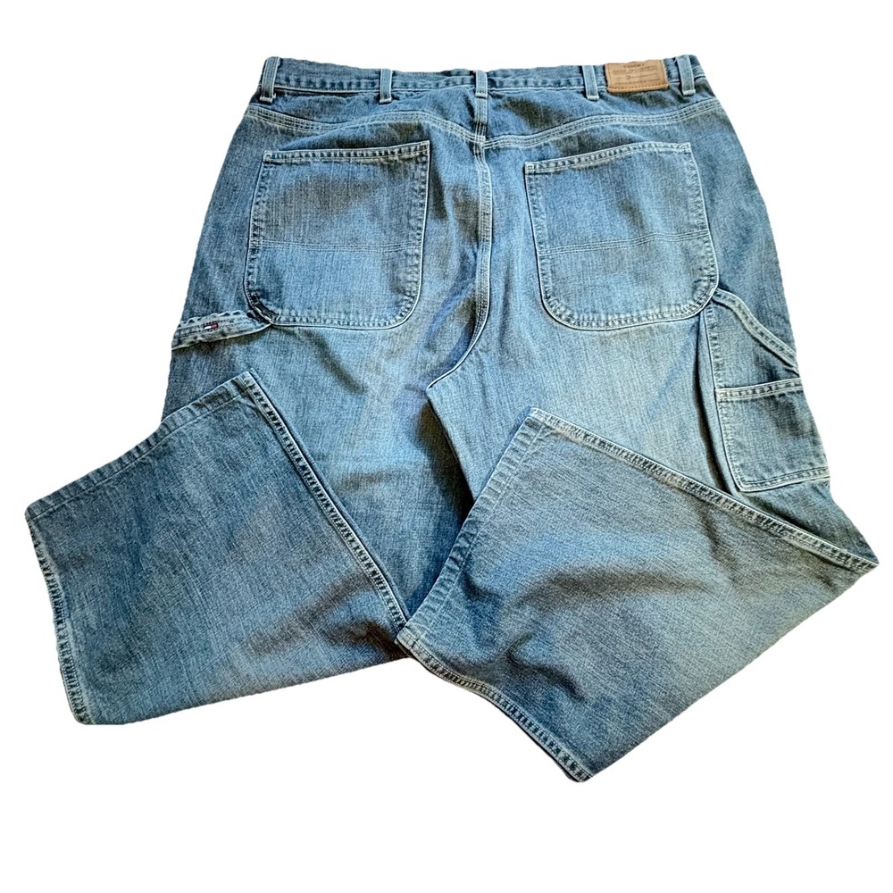 Tommy Hilfiger Jeans Carpenter Loose Fit VTG‎ Y2K Hip Hop Baggy 40 X 26 Wide Leg